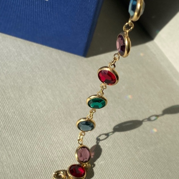 Swarovski multi color crystal bracelet - Picture 12 of 14